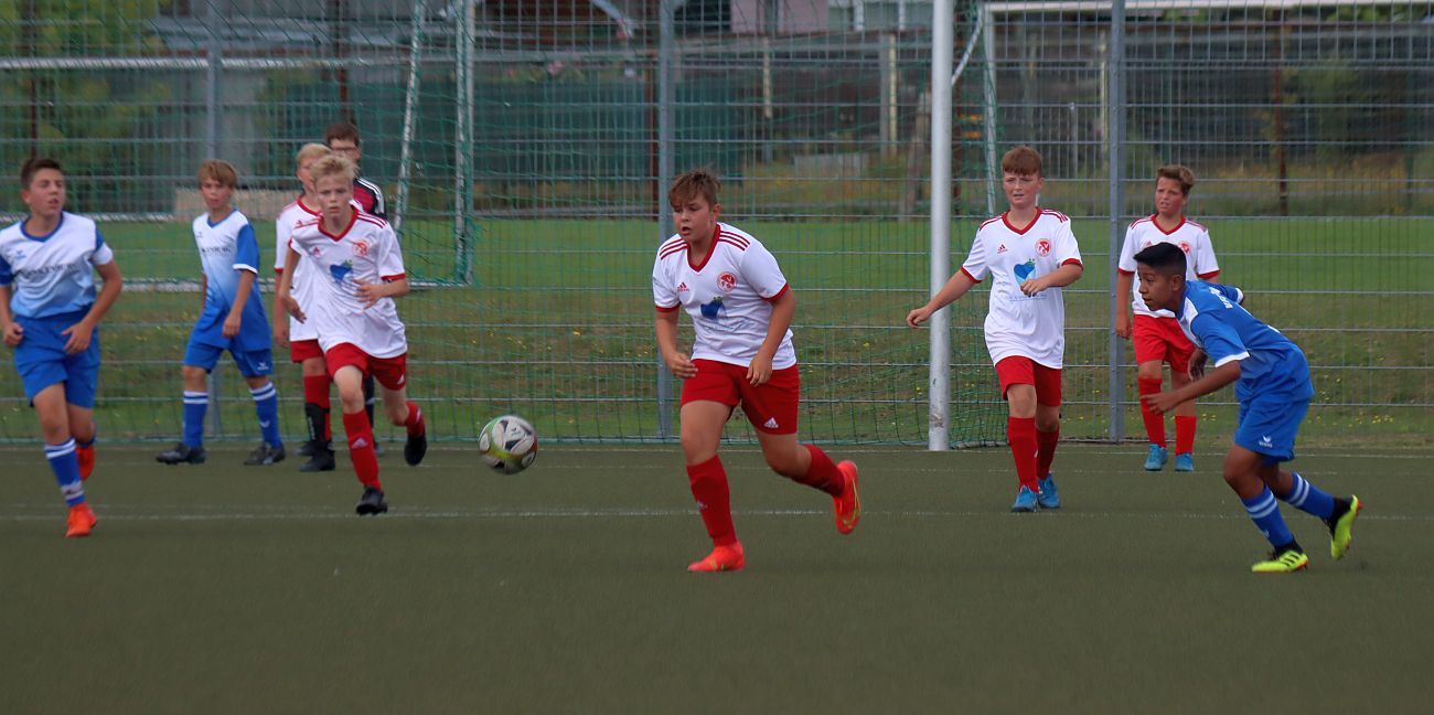 C-Junioren gewinnen Vorbereitungsspiel klar mit 8:0