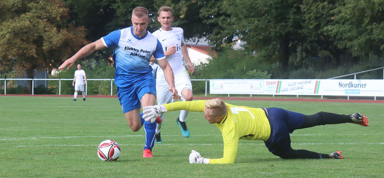 Landesliga-Elf läuft am Samstag ab 13 Uhr in Greifswald auf