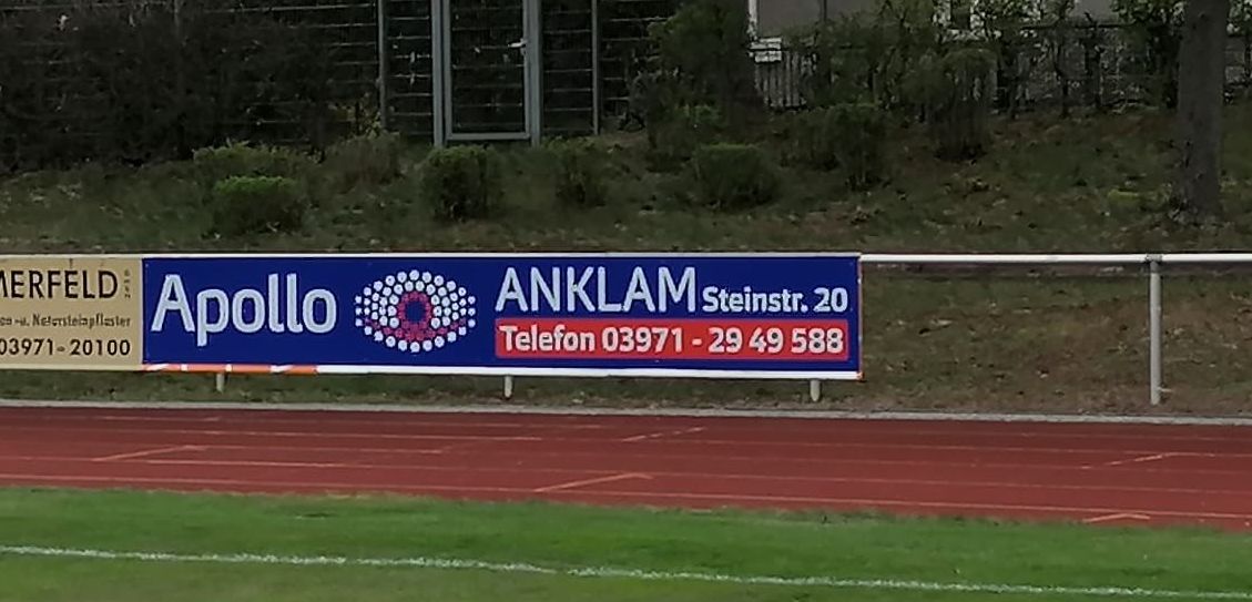 Apollo-Filiale Anklam unterstützt unseren Verein