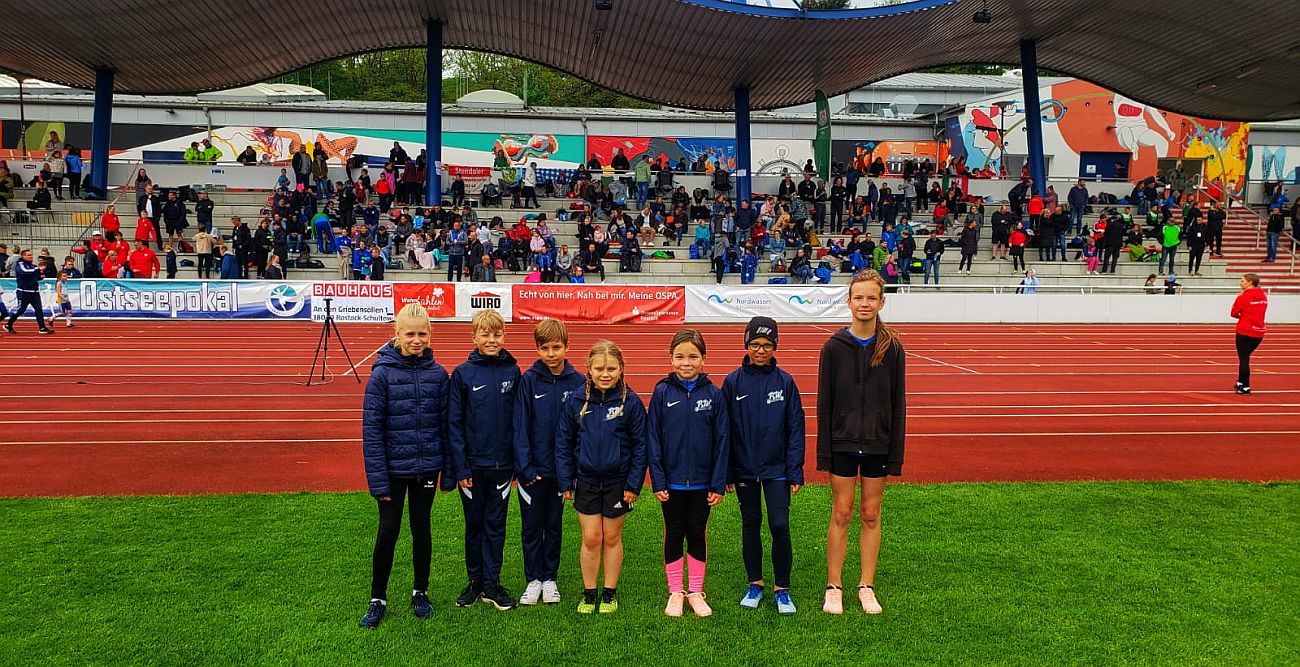 Leichtathleten räumen beim internationalen Ostseepokal drei Medaillen ab