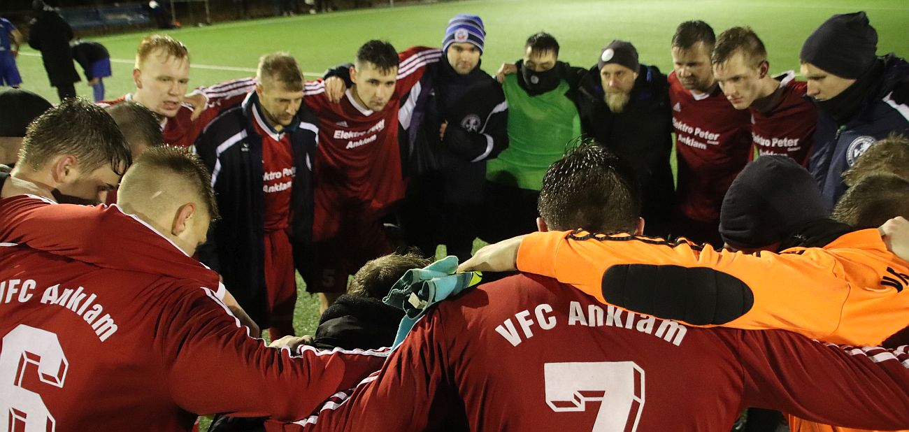 Rückrunden-Auftakt: Landesliga-Team holt in Greifswald einen Punkt