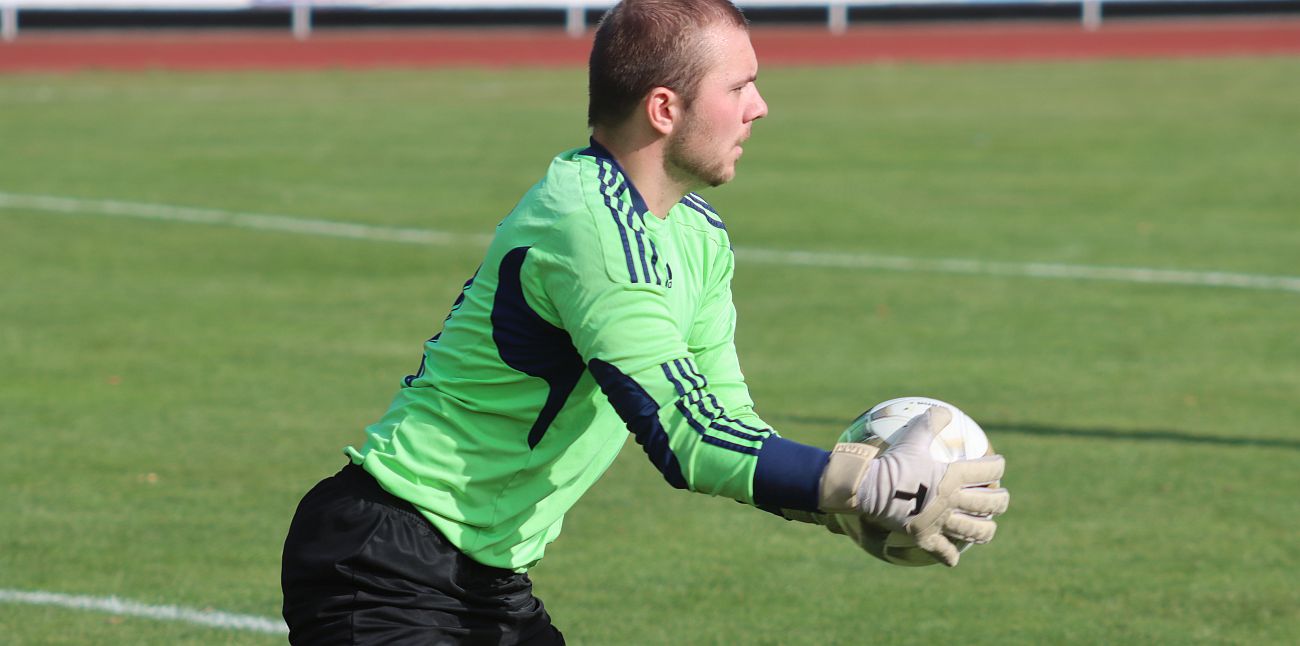 Keeper Tim Kietzmann rettet unserem Kreisoberliga-Team einen Punkt