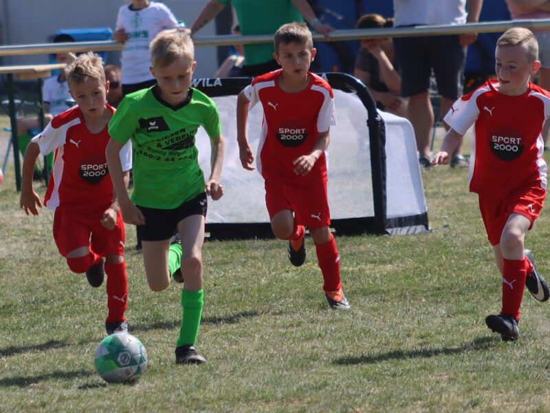 Großer Spaß bei großer Hitze: Kleine Kicker begeistern bei Bambini-Turnier