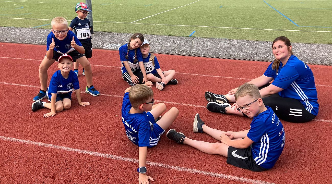 Starke Leistungen unserer Leichtathletik-Kinder beim Abendlauf in Ueckermünde