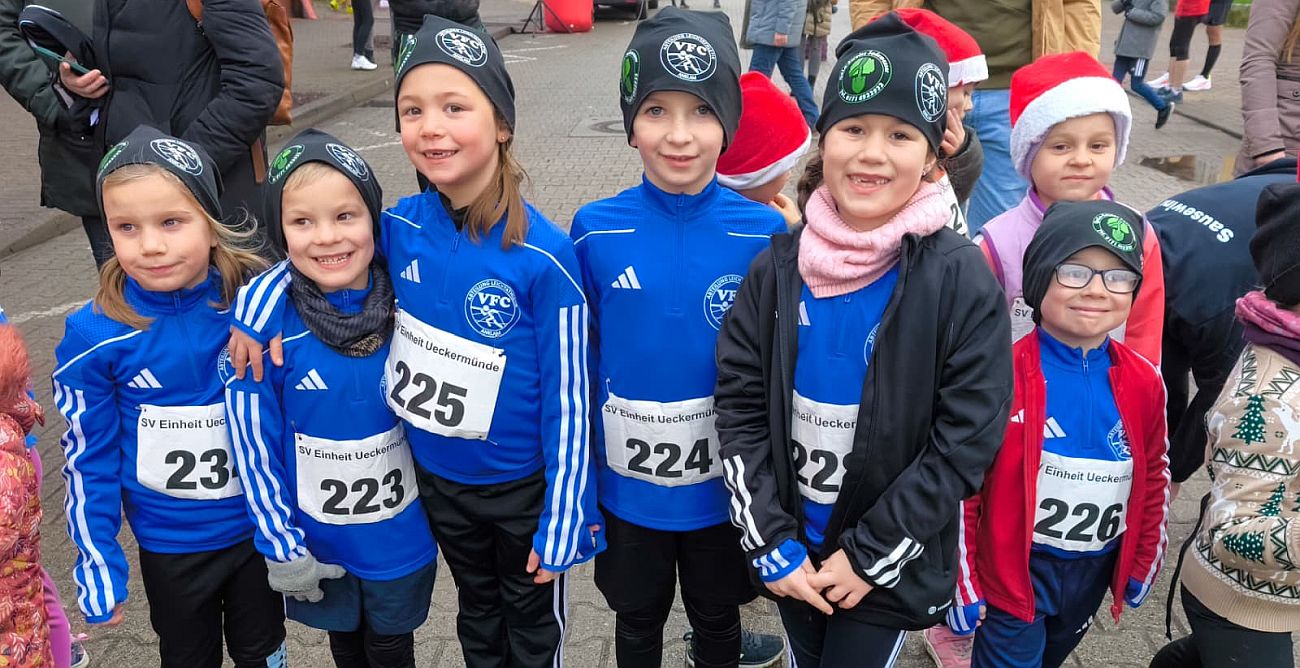 Talente glänzen beim Weihnachtslauf in Ueckermünde
