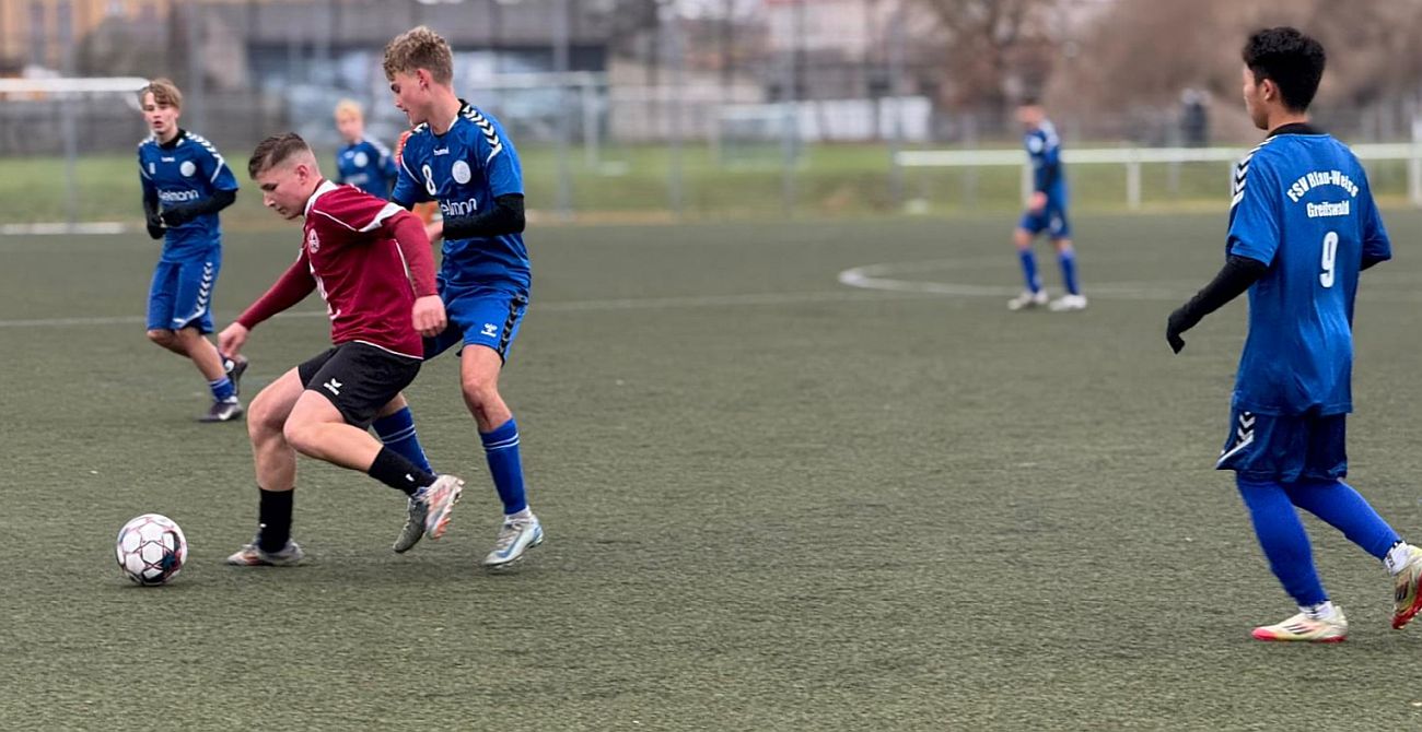 B-Jugend feiert 1:0-Heimsieg – C1 geht mit Dämpfer in die Winterpause