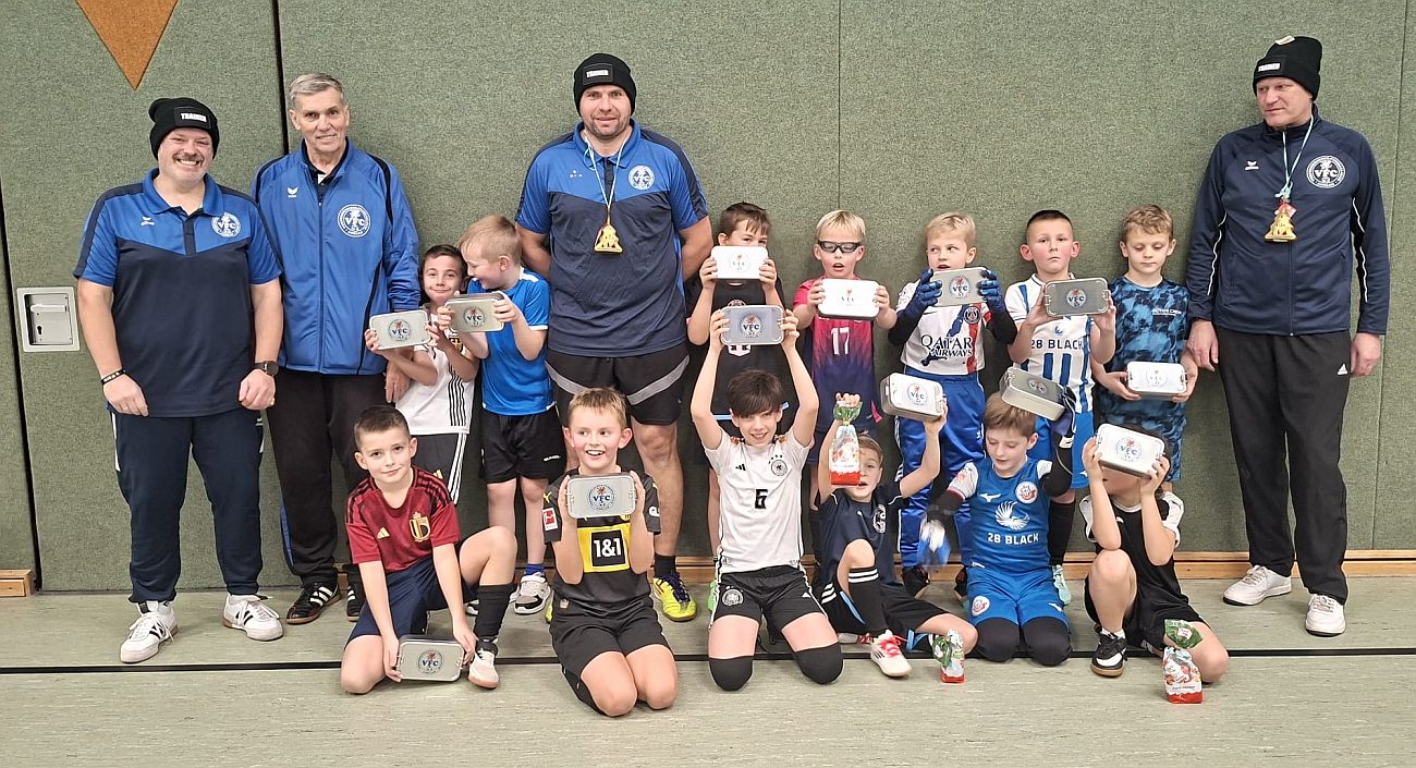 Strahlende Kinderaugen bei unserer F-Jugend-Weihnachtsfeier