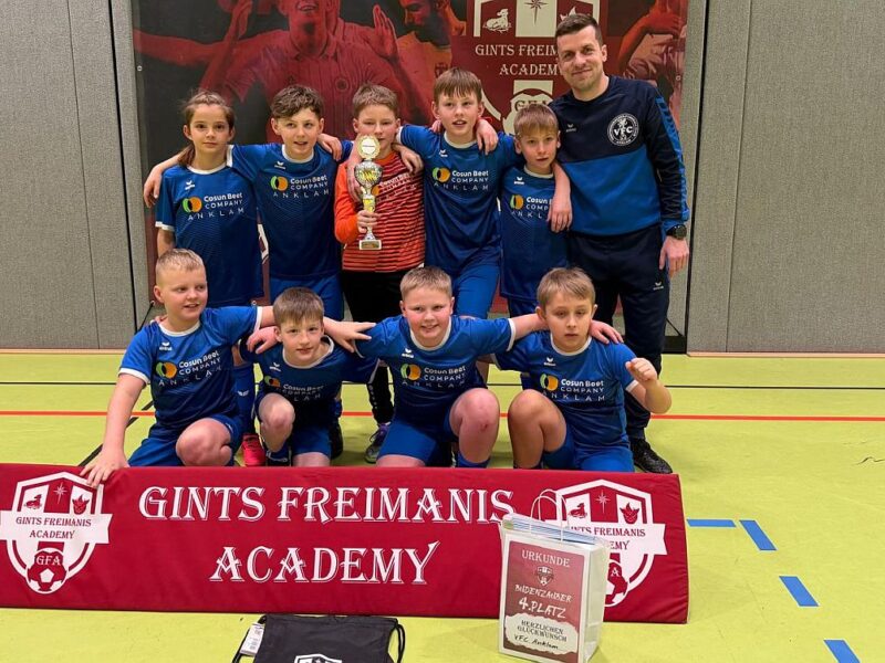 E1-Jugend beendet Turnier in Greifswald auf Platz vier