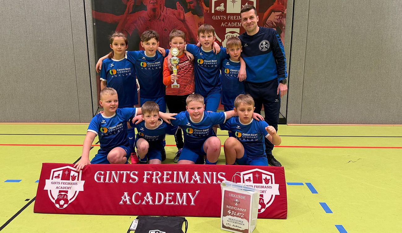 E1-Jugend beendet Turnier in Greifswald auf Platz vier