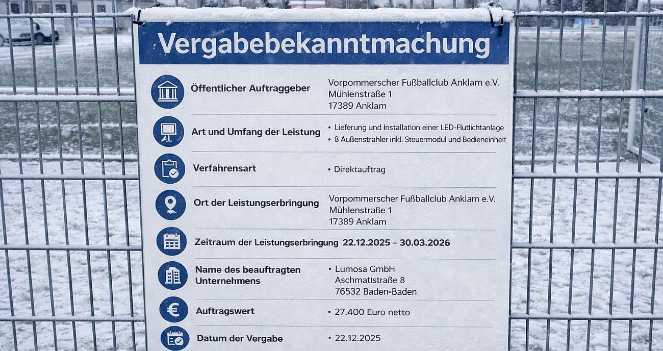 Vergabebekanntmachung