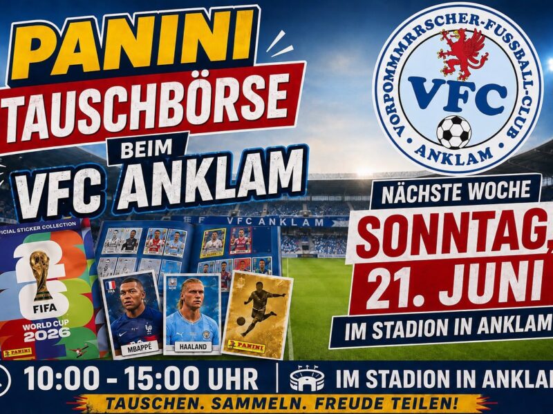 Stickerfieber im Stadion: Panini-Tauschbörse am Sonntag Stickerfieber im Stadion: Panini-Tauschbörse am Sonntag