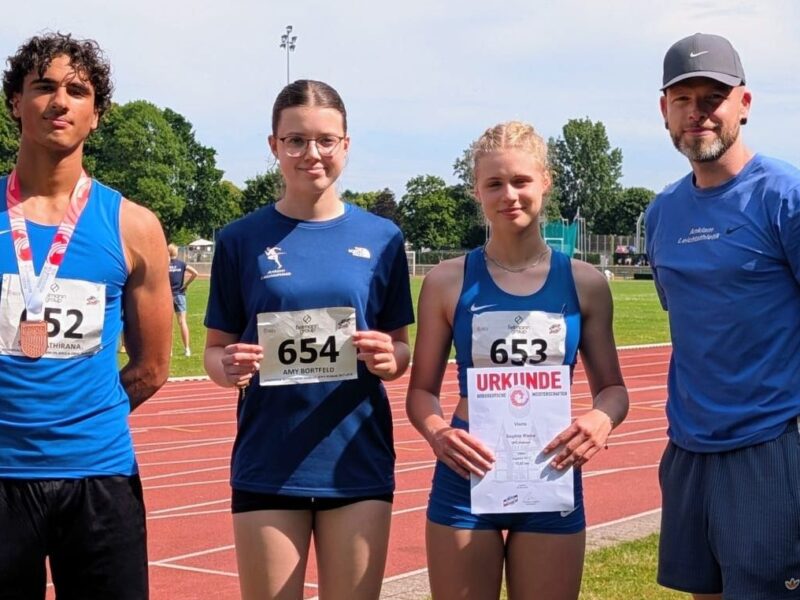 Norddeutsche Meisterschaften in Lübeck: Starke Leistungen der Leichtathletik-Leistungsgruppe