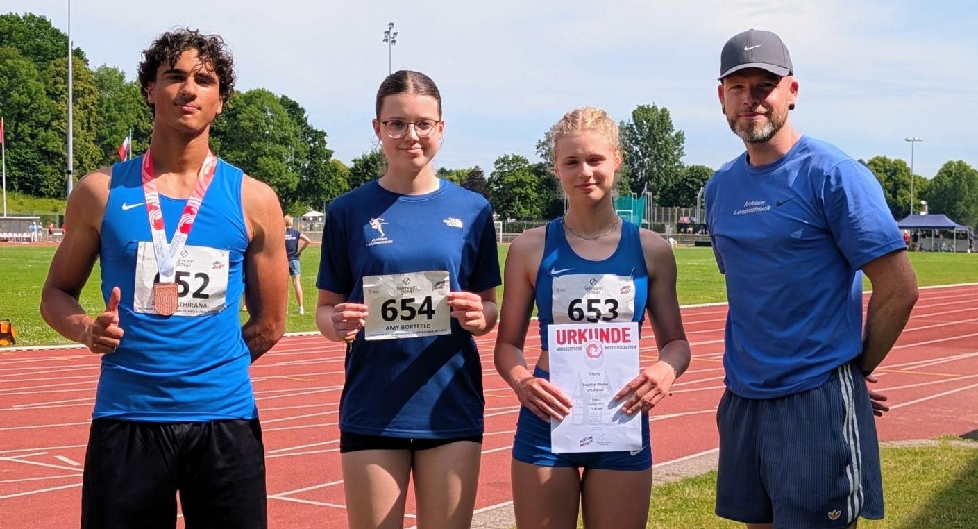 Norddeutsche Meisterschaften in Lübeck: Starke Leistungen der Leichtathletik-Leistungsgruppe