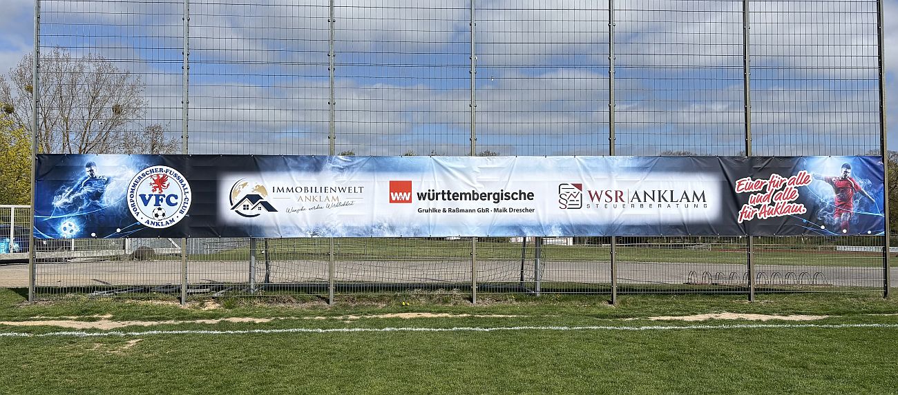 Drei neue Werbebannerpartner für unseren Verein