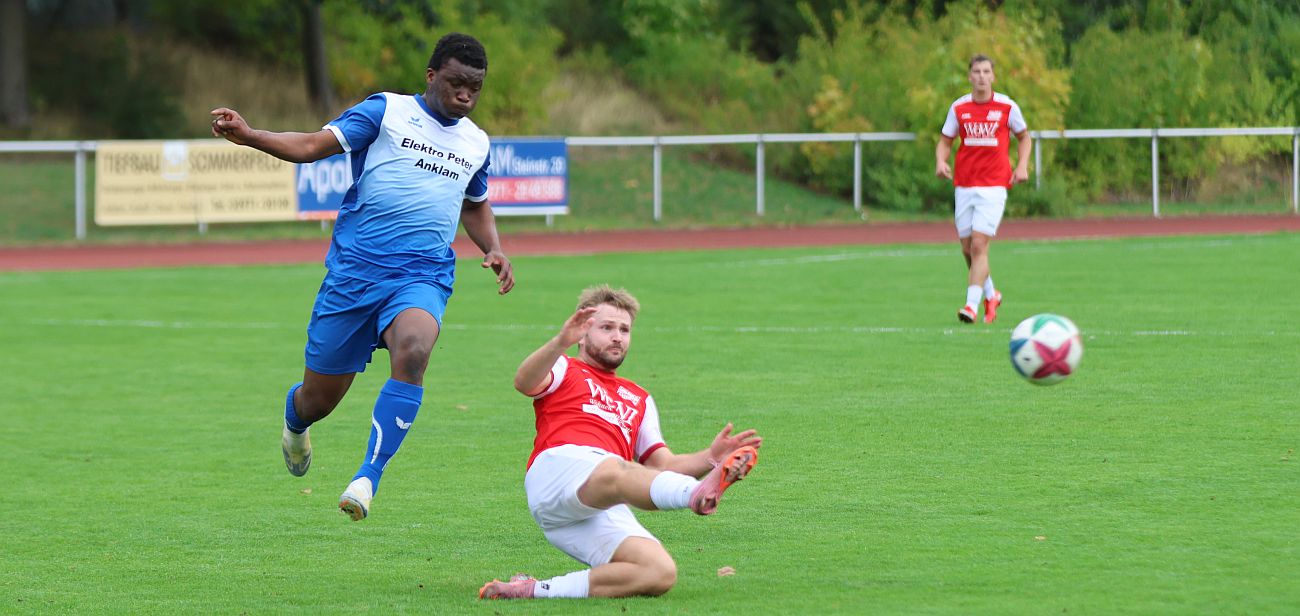 Landesliga-Elf erkämpft sich Derby-Punkt gegen Rot-Weiß Wolgast