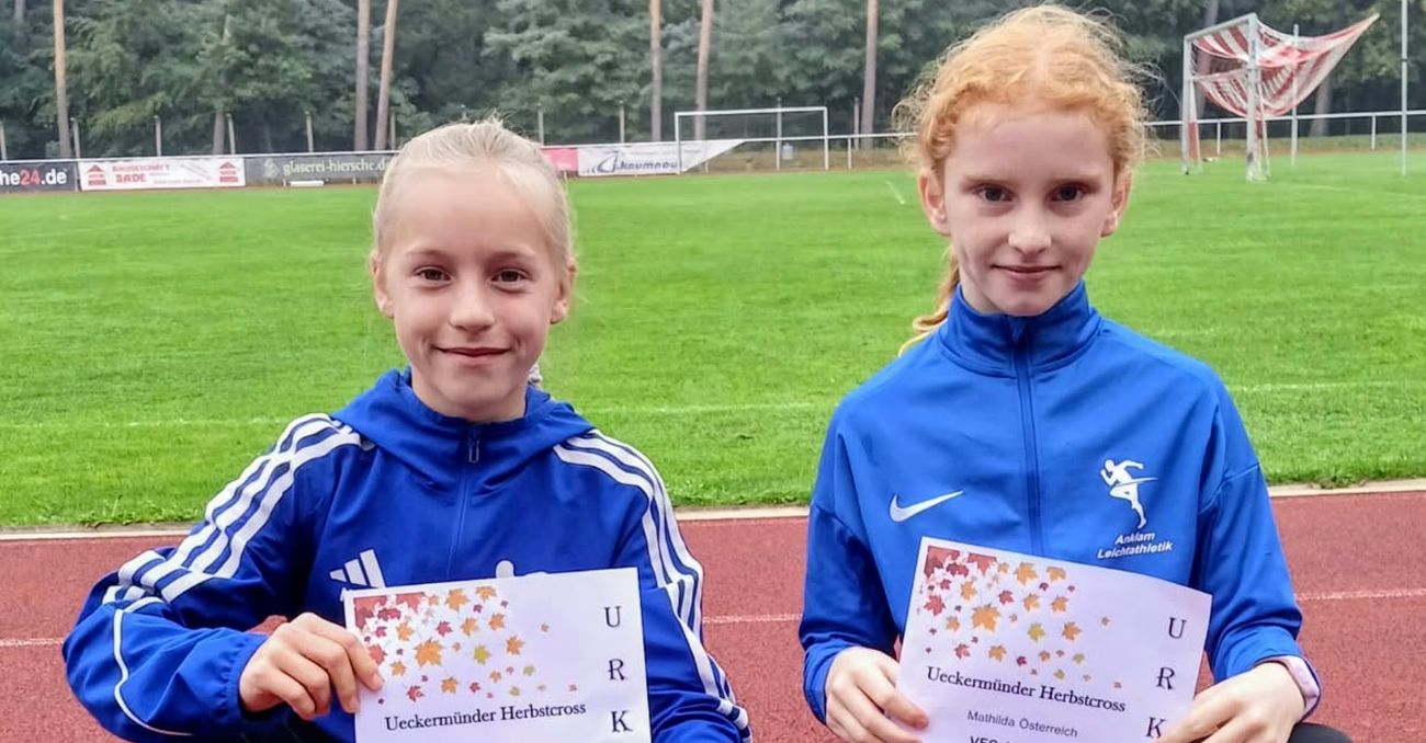 Leichtathletik-Duo siegt am Haff