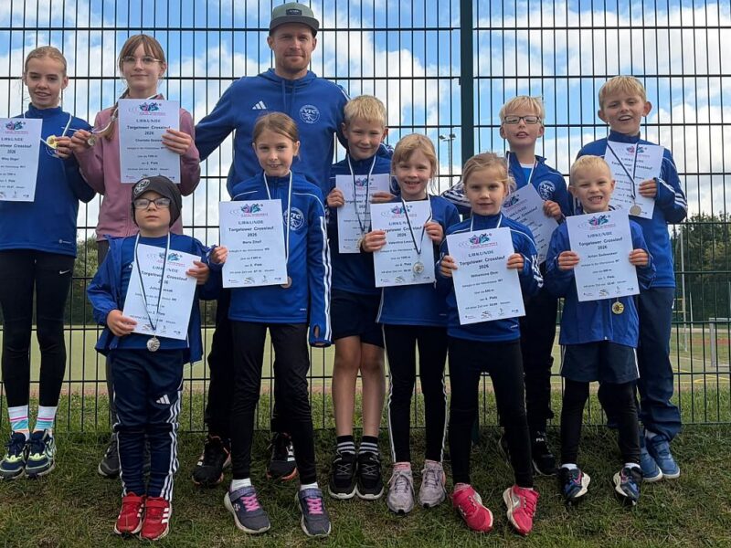 Leichtathletik-Nachwuchs überzeugt bei Crossläufen in Torgelow und Lubmin